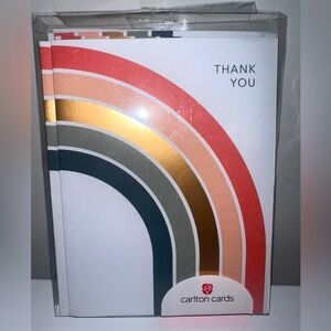 Carlton Cards Thank You Set with Envelopes 10 count Blank Inside